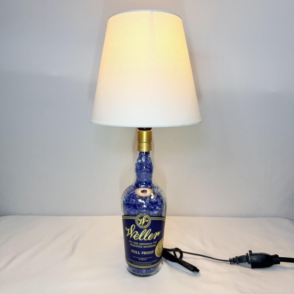 Weller Full Proof Bottle Table Lamp Bourbon Whiskey Distillery Decor Fathers Day